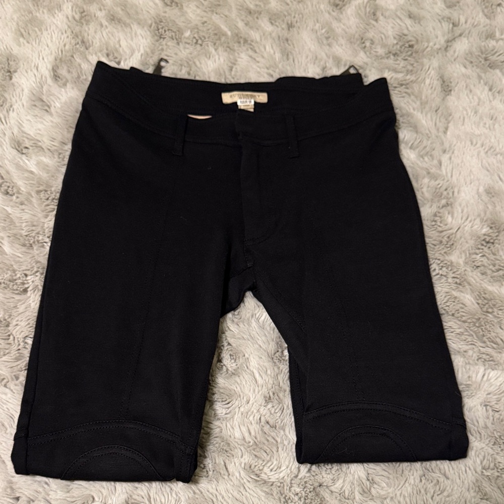 Burberry Brit Black Skinny Pant with Zip Details